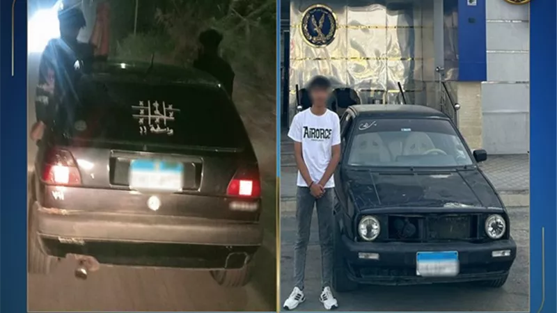 تفاصيل فيديو يظهر شخصين يجلسان خارج نافذة سيارة أثناء سيرها في دمياط .. فيديو