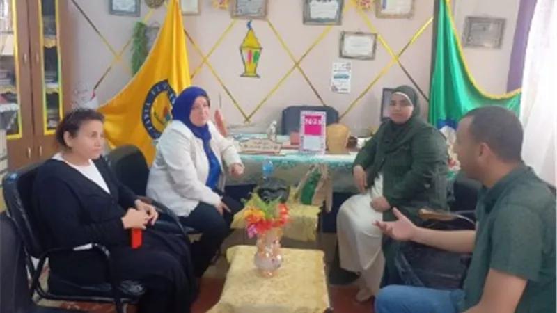 الإدارة العامة للتواصل والدعم تزور مدارس شرق شبرا الخيمة