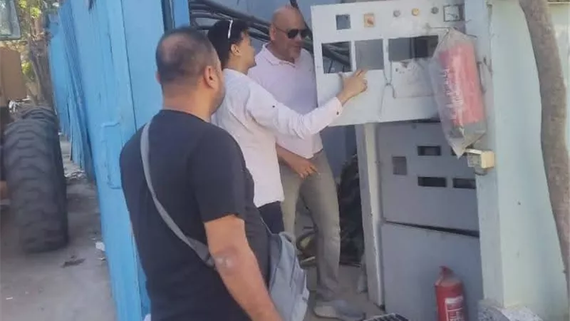 حملات مكثفة لمواجهة سرقة التيار الكهربائي بدمياط