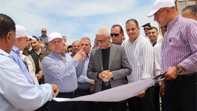 محافظ شمال سيناء يستقبل نائب رئيس مجلس الوزراء وزير الصناعةوالنقل