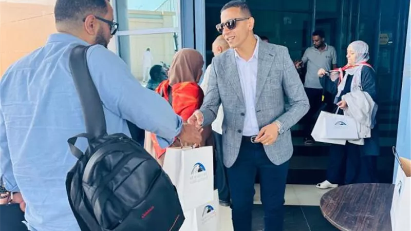 انطلاق أولى أفواج الحج البرى من ميناء نويبع البحرى