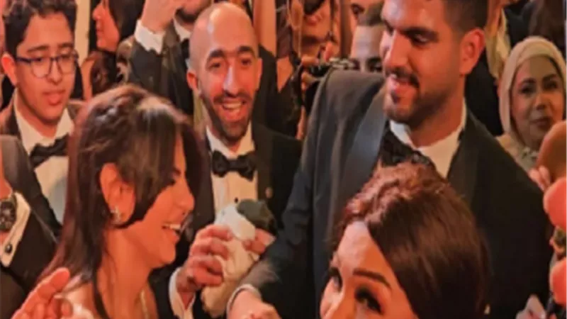 وصلة رقص لـ فيفي عبده فى حفل زفاف ابنة أمل زرق