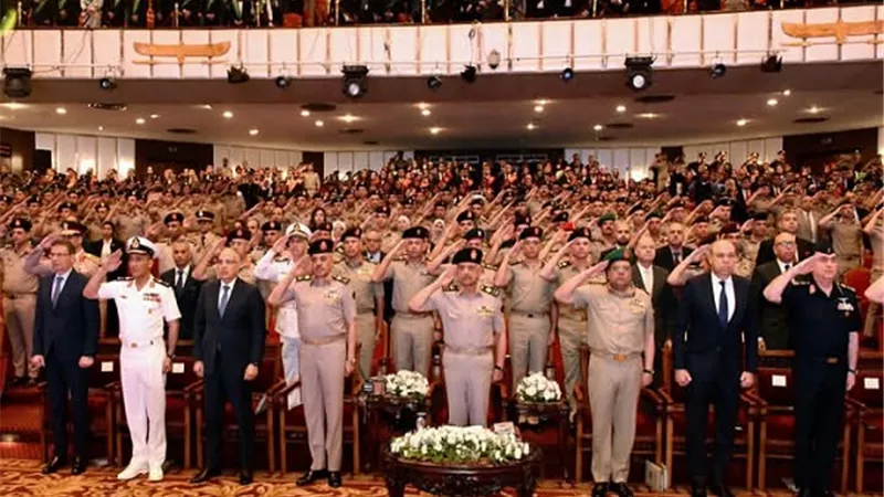 وزير الدفاع يشهد مناقشة البحث الرئيسى لهيئة البحوث العسكرية