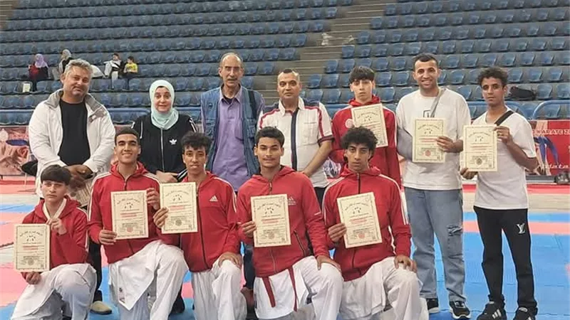 إنجاز جديد لأبطال مطروح للكاراتيه في بطولة دوري الأندية للدرجة