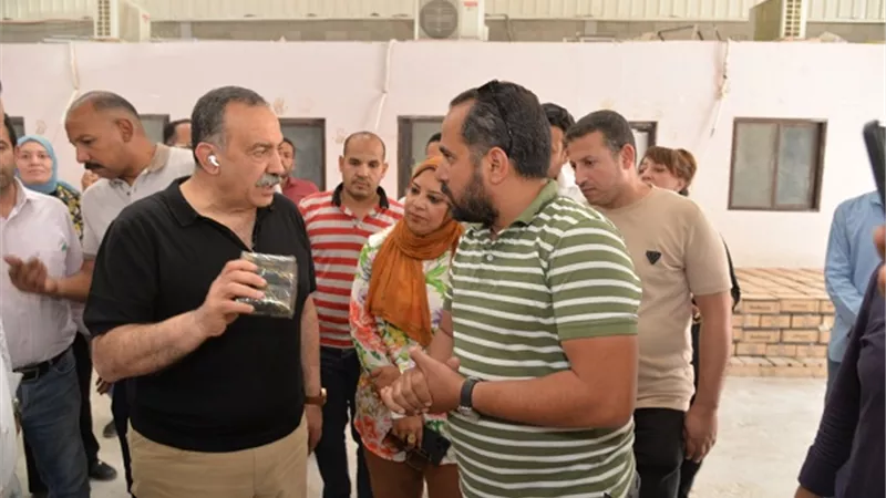 محافظ أسيوط يتفقد مجمع الصناعات الصغيرة بأبنوب
