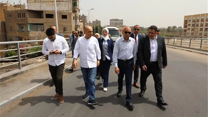 محافظ القاهرة يشهد الاعمال الجارية لمشروع تطوير منطقة عزبة جرجس و