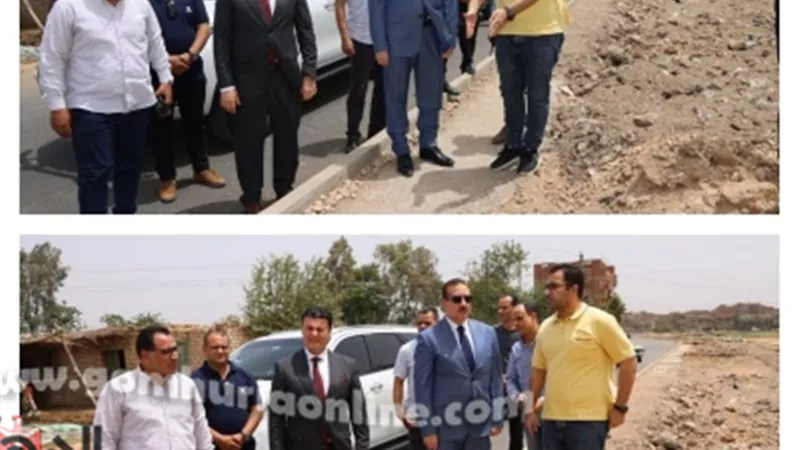 تفاصيل جولة محافظ المنوفية اليوم بمدينة شبين الكوم