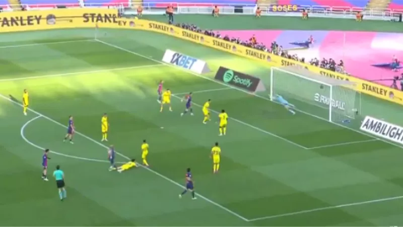 برشلونة يتقدم بثنائية أمام فياريال فى الشوط الأول بالدورى الإسباني