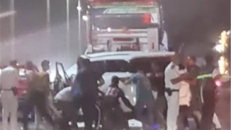 إصابة شخصين في حادث تصادم على الطريق الزراعي بطوخ