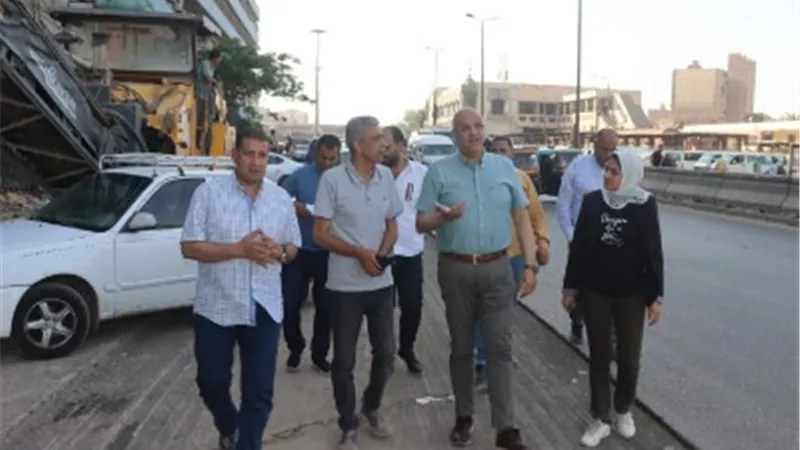 محافظ القليوبية يتفقد عددا من المشروعات الخدمية بغرب شبرا الخيمة