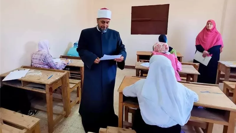 هدوء بلجان شهادات القراءات بمنطقة الشرقية الأزهرية