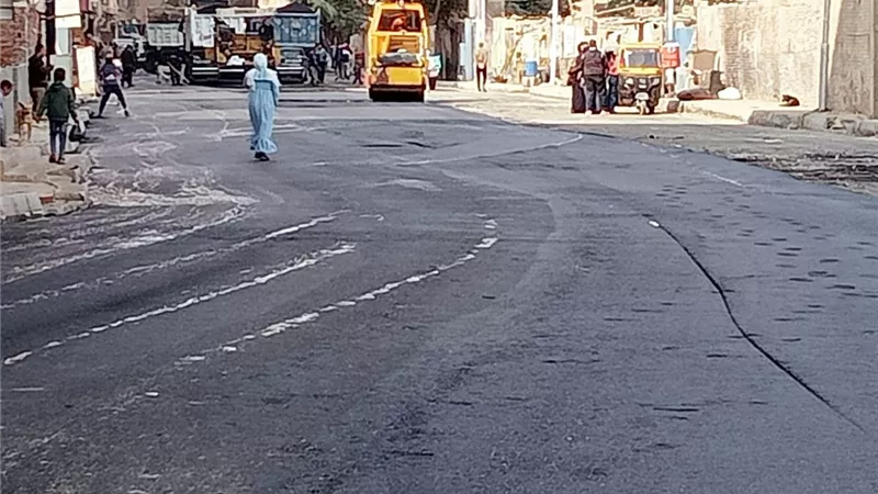 رصف وتطوير ٢٨ شارعا بحي الطالبية بتكلفة ٢٧ مليون جنيه