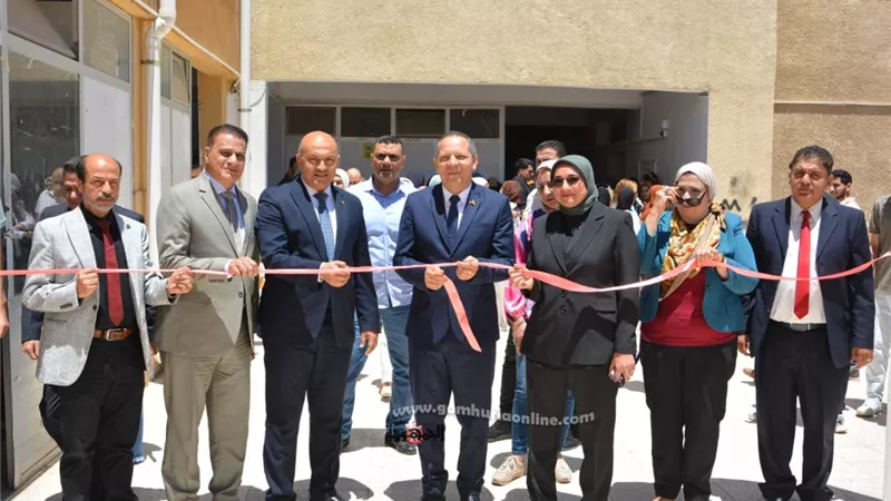 إفتتاح معرض مشروعات التدريب العملي لطلاب 