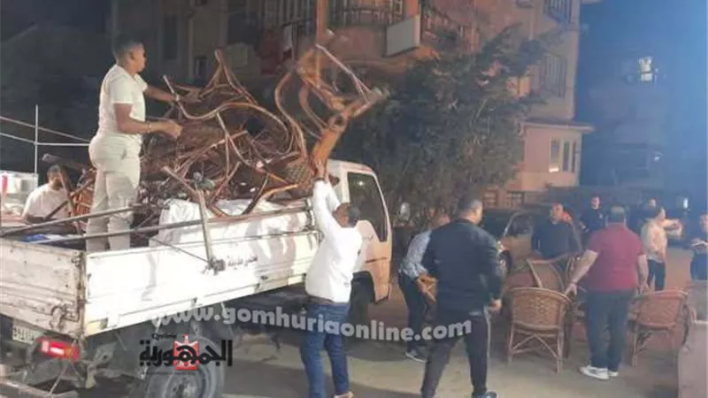 الشربيني : حملة لإزالة الإشغالات وغلق الجراجات المخالفة برأس البر