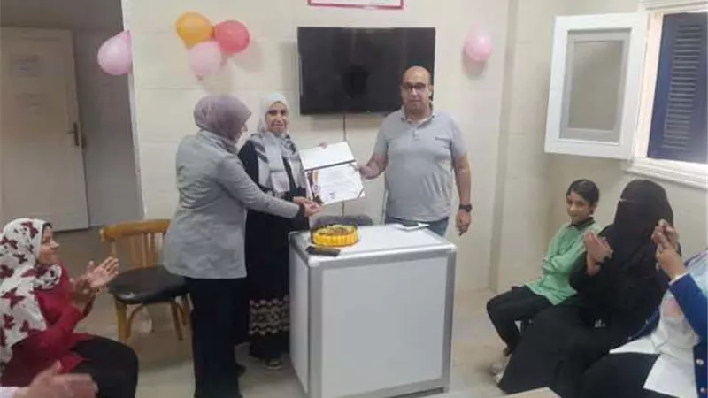 وكيل الصحة بدمياط يتفقد إدارة التدريب ويشيد بالجهود المبذولة