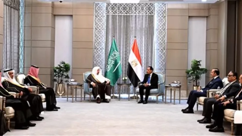 رئيس الوزراء يستقبل رئيس مجلس الشورى السعودي