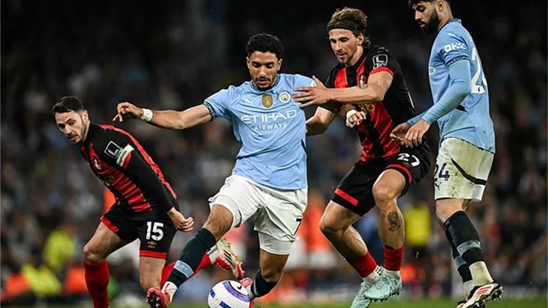 مرموش رجل مباراة مانشستر سيتي وبورنموث في الدوري الإنجليزي