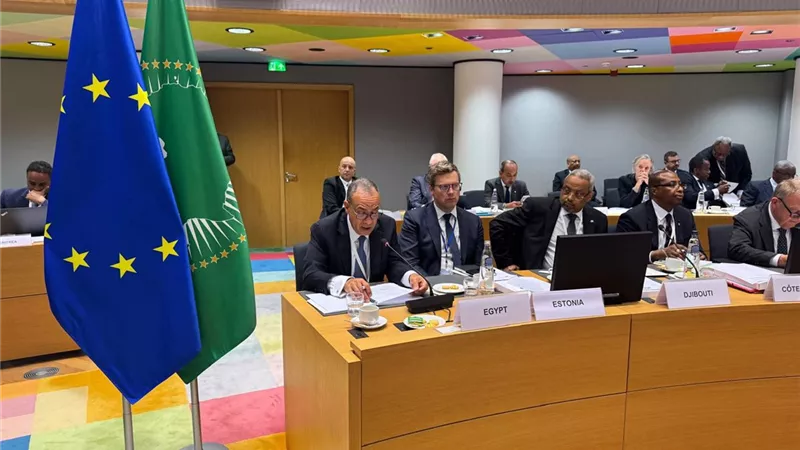 وزير الخارجية يلقى كلمة مصر في الاجتماع الوزاري الإفريقى الأوروبى