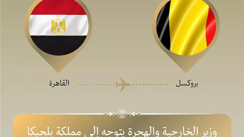وزير الخارجية يتوجه إلى بلجيكا للمشاركة في الاجتماع الوزاري الإفريقى الأوروبى