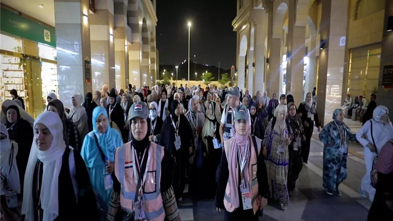 وصول 2550 حاجا قادمين من مصر و3000 تم تفويجهم من المدينة المنورة