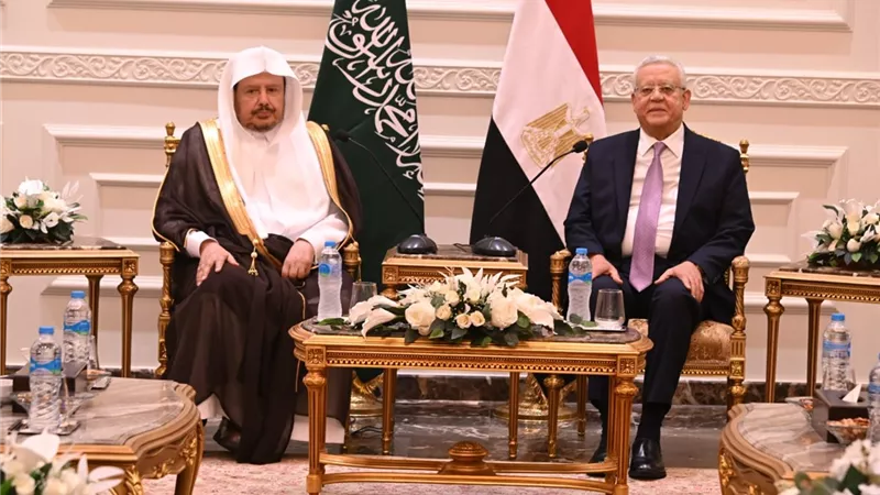 رئيس مجلس النواب يستقبل رئيس مجلس الشورى السعودي