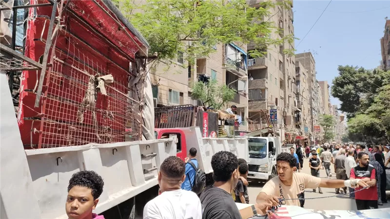 تحرير ٢٠ محضر ورفع ٤٠٠ اشغال بامبابه