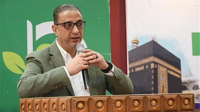 محافظ الفيوم يشهد حفل توديع حجاج الجمعيات والمؤسسات الأهلية
