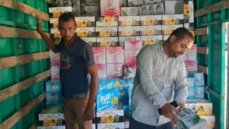 ضبط 9000 قطعة شيكولاته و لوليتا مجهولة المصدر بالأقصر