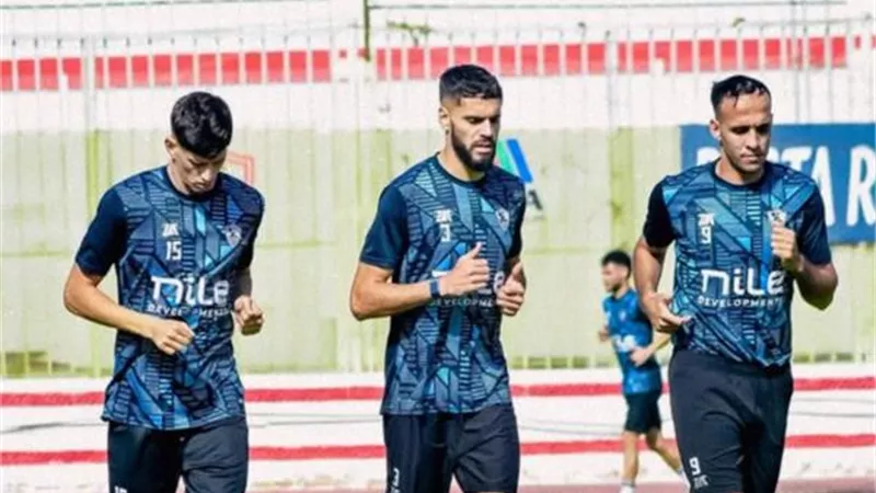 تأهيل منسي وبنتايج ودونجا في مران الزمالك