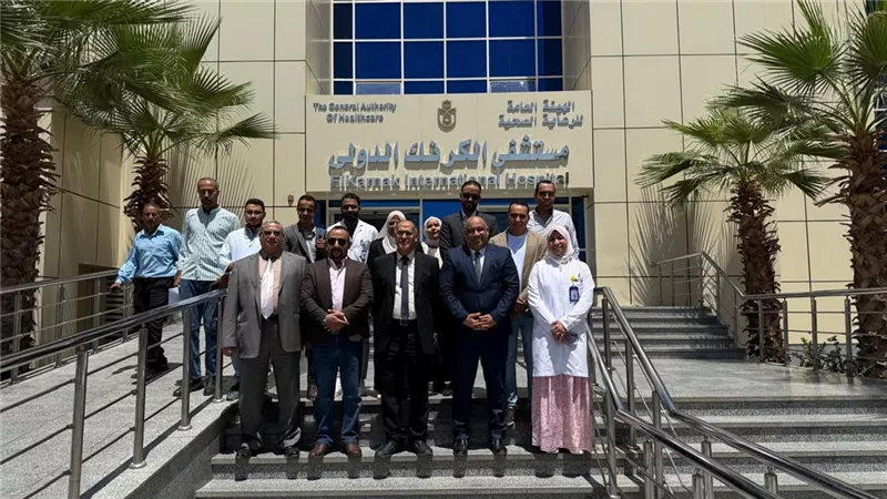 وفدجامعة جنوب الوادى يزورفرع الهيئة العامة للرعاية الصحية بالأقصر