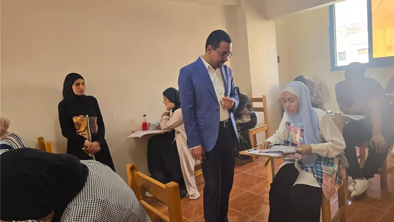 انتهاء امتحانات الترم الثاني بالمعهد الفني الصحي بقنا