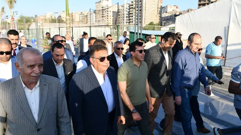 وزير الشباب يفتتح الممشي الجديد بنادي الحوار بالدقهلية