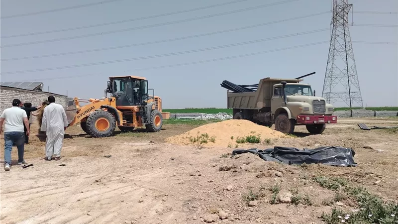 الإسكان : إزالة تعديات على 3 آلاف م2 ببرج العرب الجديدة