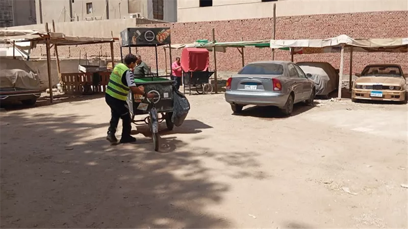 رفع ٣٥٠ اشغال بشوارع الدقي وتحرير ١٢ محضر