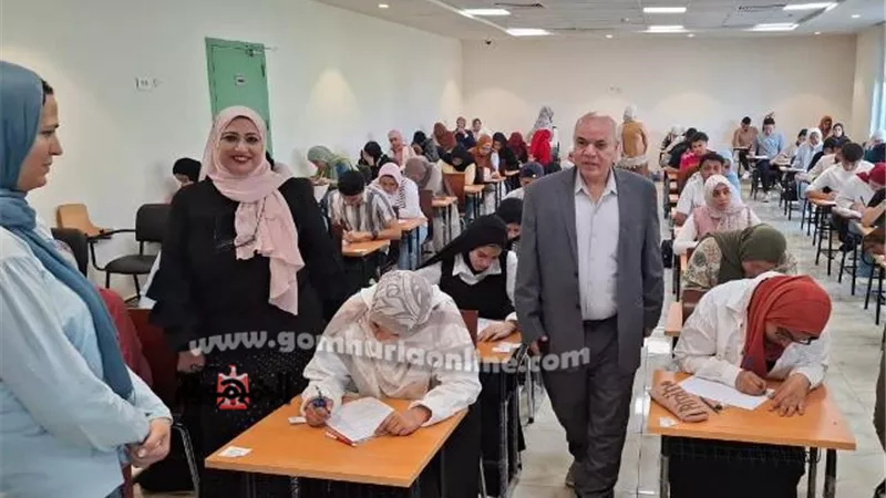 كشك يتفقد سير اختبارات نهاية العام بفرع الجامعة بالسادات