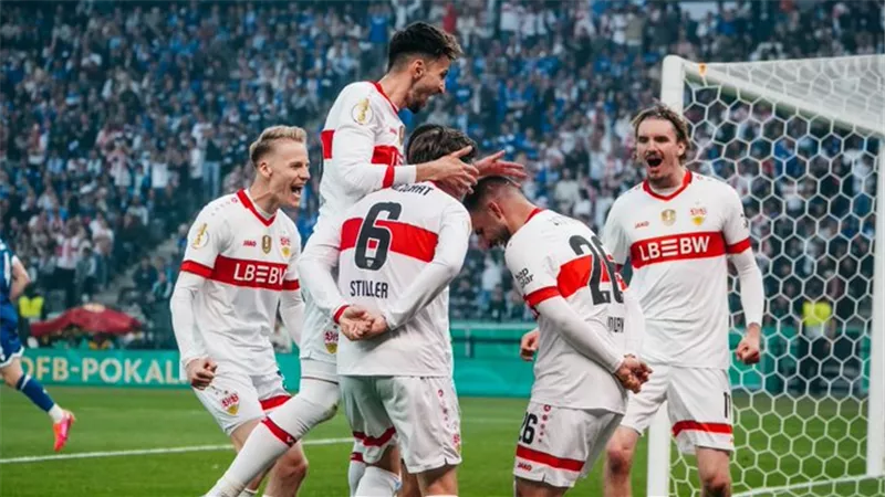 شتوتجارت يتوج ببطولة كأس ألمانيا برباعية في شباك بيليفيلد