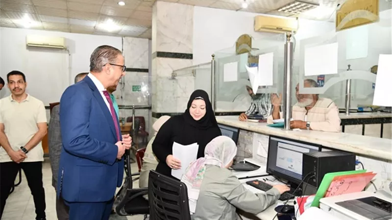 محافظ الفيوم يتفقد سير العمل بالمركز التكنولوجي بمجلس المدينة