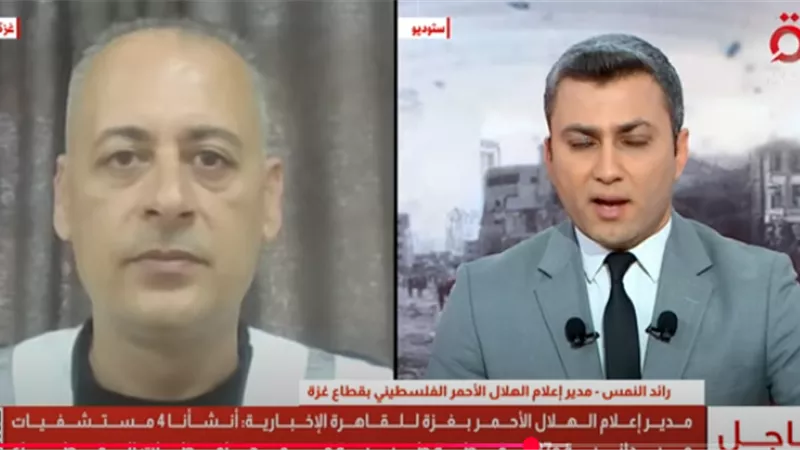 أقل من 100 شاحنة لا تكفي مليوني فلسطيني.. مدير إعلام الهلال الأحمر يكشف حجم المعاناة داخل غزة