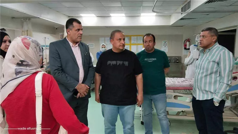 محافظ دمياط يتابع حالة التلميذة ريتال بعد سقوطها من الدور الخامس