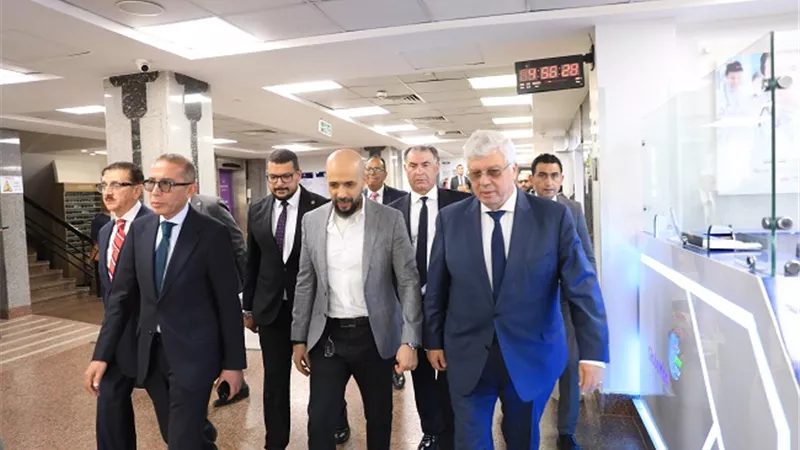 وزير التعليم العالي يتفقد مستشفى سعاد كفافي الجامعي