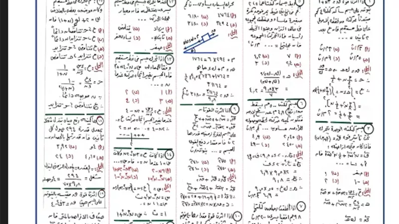 مراجعة مهمة في الديناميكا لطلاب الثانوية العامة