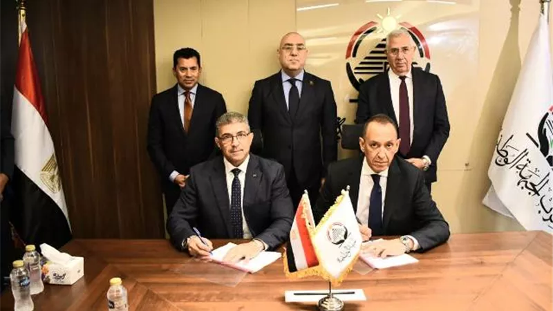 وزير الشباب يشهد مراسم توقيع بروتوكول تعاون مع حزب الجبهة الوطنية