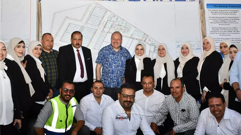 وفد البنك الدولي الآسيوي يتابع مشروعات الصرف الصحي بدمياط