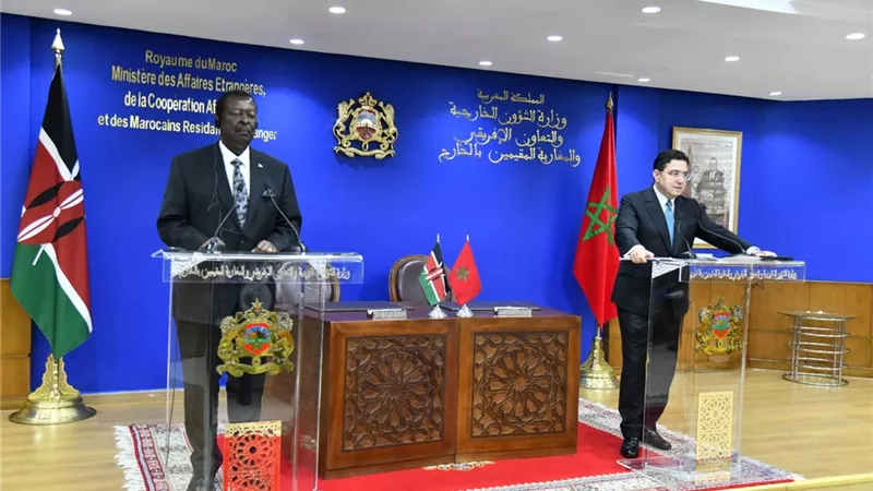 بيان مغربي كيني مشترك عقب اجتماع وزيري خارجية البلدين