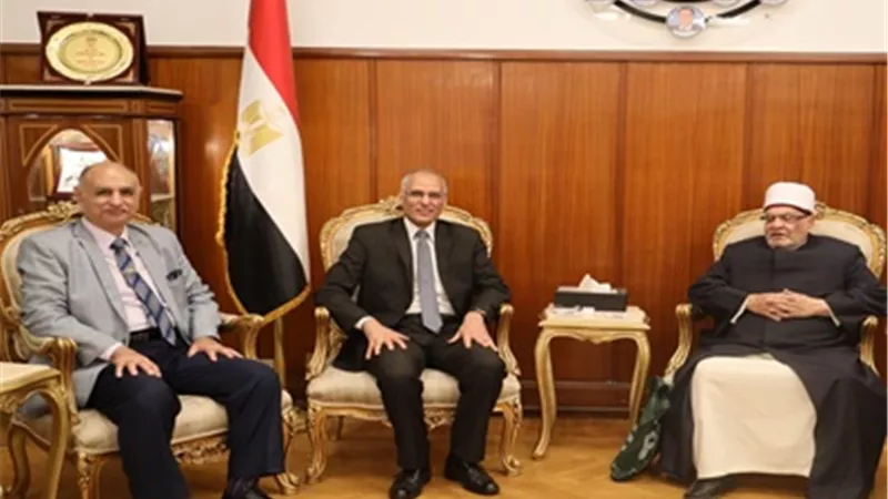 د. أحمد كريمة في ضيافة المركز القومي للبحوث