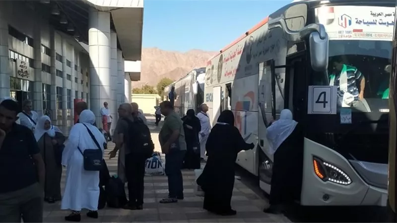 استمرار مغادرة أفواج الحجاج من ميناء نويبع