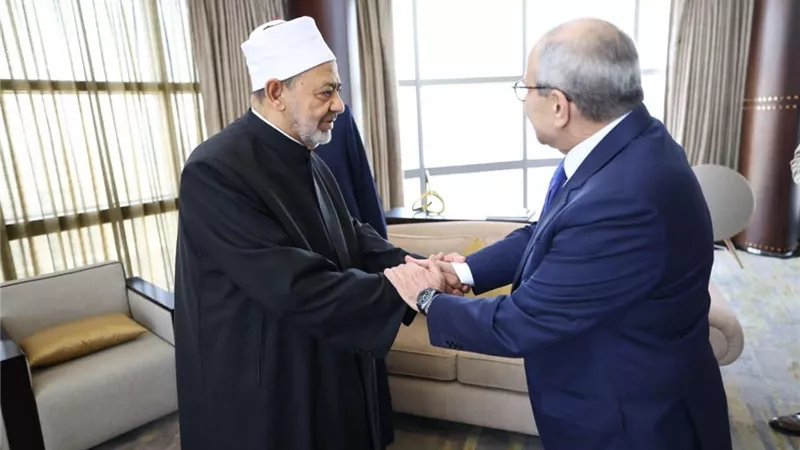 الإمام الأكبر يستقبل رئيس وزراء لبنان ويؤكِّد دعم الأزهر الدائم