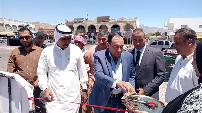 افتتاح سوق اليوم الواحد بنسبة بمدينة دهب بجنوب سيناء