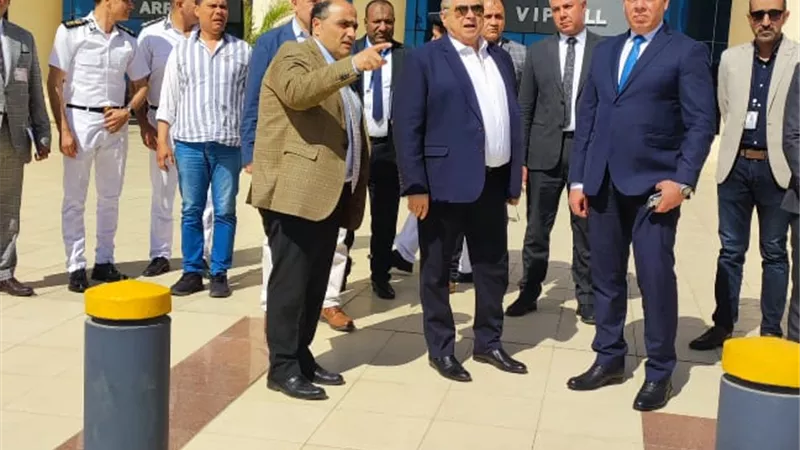 جولة تفقدية للجنة العليا للتفتيش الأمني والبيئي بمطارسفنكس الدولي