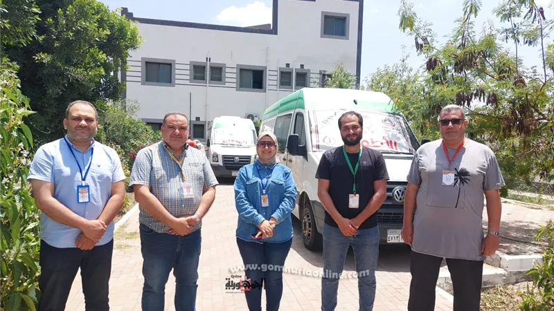 علاج ٨٠٠ مواطنا بالمجان في قافلة طبية بدمياط